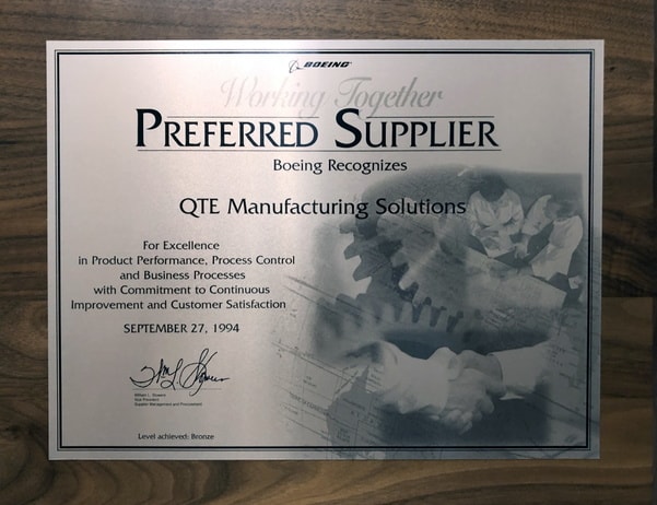 QTE About US | QTE Manufacturing Solutions